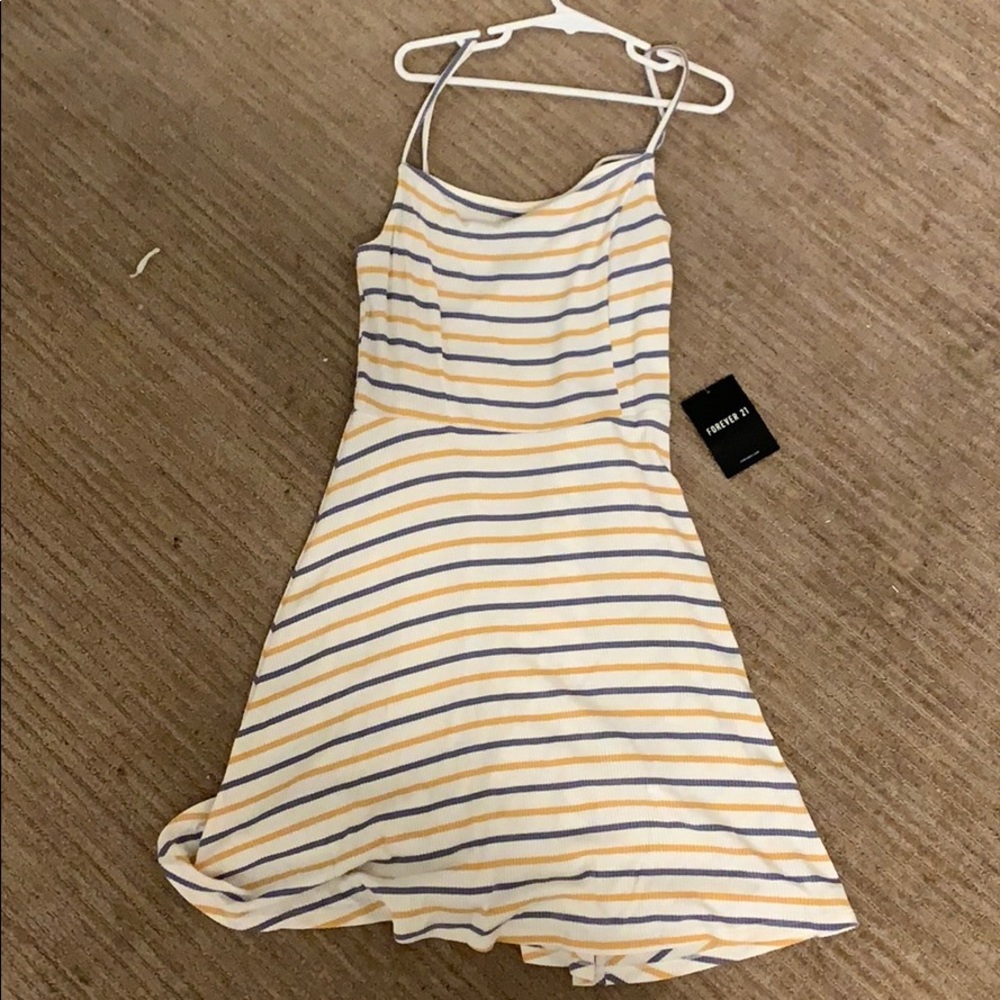 Striped tank dress